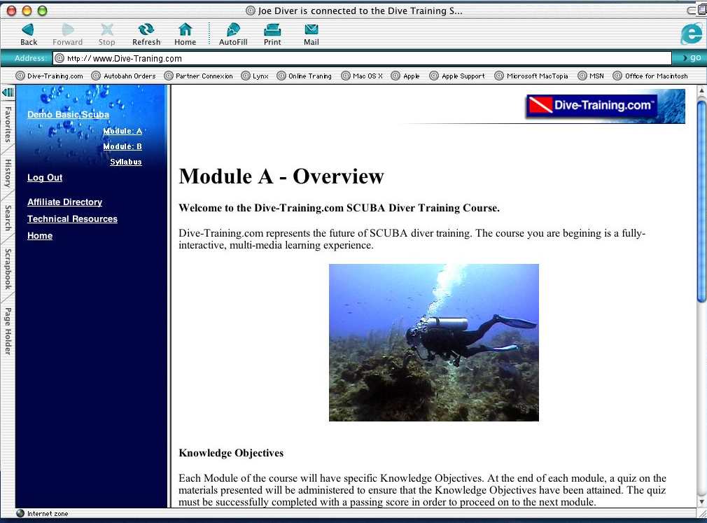 SCUBA-Training.net