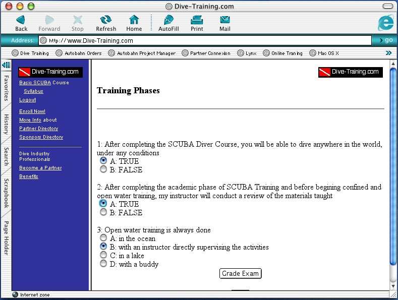 SCUBA-Training.net